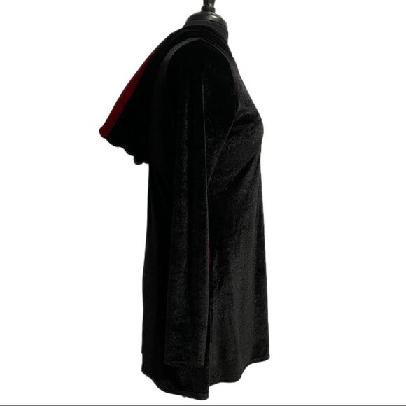 Folter Prophecy Hooded Velvet Tunic Dress / Gothic Witchy Tunic Sz M / Hooded - Picture 5 of 12